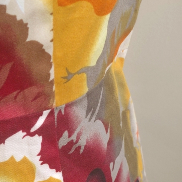 Handmade form-fitting colorful unique versatile straight-cut dress. Size… - Picture 6 of 12